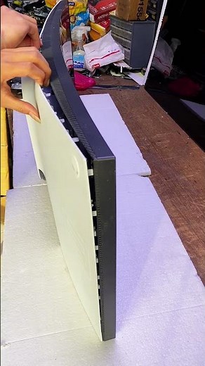 how to disassemble the back cover of the alienware AW3821DW monitor #monitor #Alienware #disasemble