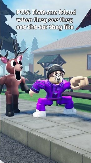 Crazy Car Person #roblox #robloxmemes #shorts #animation