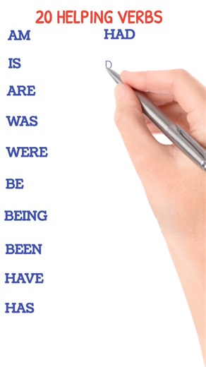 20 helping verbs #shorts #verbs #english