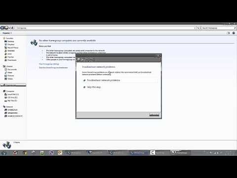 Leaving a Homegroup on Windows 7 - Issue (fixed)