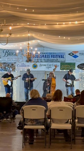 1.1K views · 24 reactions | Point South on stage at Mountain Cove Farms for the Bluegrass Festival. | Discover Our World | Facebook