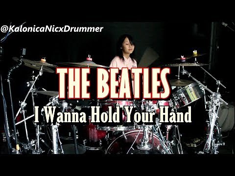 The Beatles ~ I Want To Hold Your Hand ~ Ringo Starr | Drum cover by Kalonica Nicx