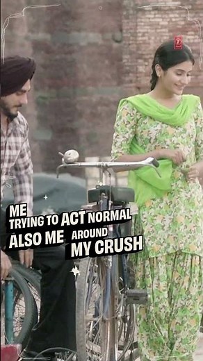 ACT NORMAL AROUND YOUR "CRUSH"💖😂 #shorts #ytshorts
