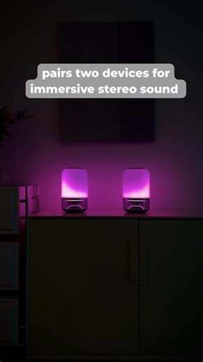 Govee Table Lamp 2 Pro features millisecond music-light sync and stereo pairing for powerful, immersive sound experience.. | GOVEE