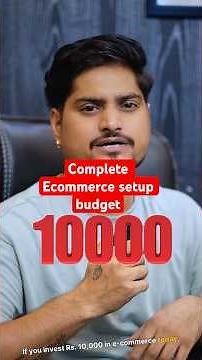 ECOMMERCE SETUP budget for beginners in 2026