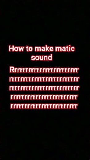 how to make matic sound #funny #tutorial #matic #edit