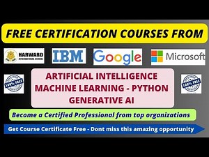 Free Online Certification Courses by Harvard, Google, IBM & More | Boost Your Career!