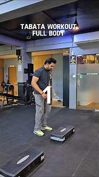 Tabata-style Full-body stepper workout #motivation
