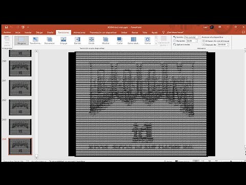 "Doom PSX intro" ASCII animation in Powerpoint