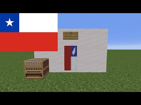 How to Make Chile's Flag in Minecraft