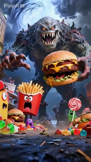 The Day Junk Food ATTACKED Me! 😱 Kids Learn Healthy Eating (Funny & Scary!)