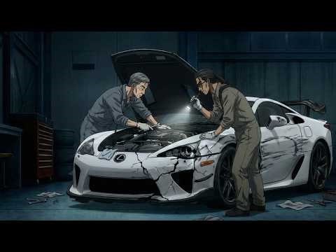 Initial D Anime Transplanting a Lexus LFA 4.8 L 1LR-GUE V10 Engine Brakes and Suspension to the AE86