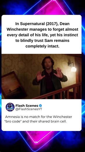 Dean Winchester might lose his memory, but he never loses his instinct to trust Sam. Watch this legendary Supernatural (S12E11) moment where the Winchester