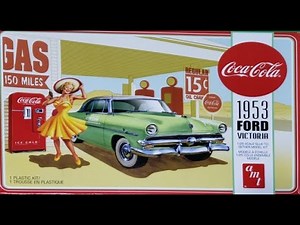 Coca-Cola ‘53 Ford Victoria 1:25 Scale AMT #1146 -Model Kit Build & Review