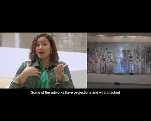 6K views · 187 reactions | Presented in American Sign Language (ASL), this video featuring Joyce Hom reflects on key artworks from the exhibition, “Sarah Sze: Timelapse.” | Solomon R. Guggenheim Museum | Facebook