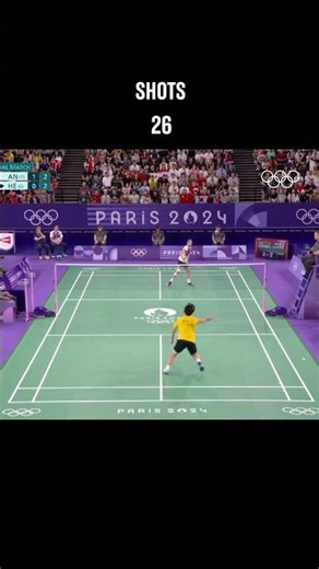 What a rally! ⚡️ Quick reaction from An Se-Young to win the point in the final at #Paris2024!