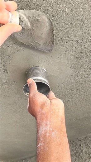 Easy ceiling point round finishing #shorts