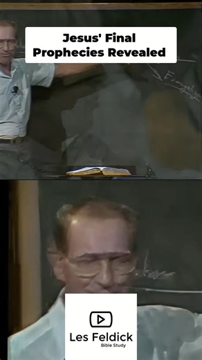 A man reveals how prophecies about the Son of Man came to pass. This raises a critical question: why didn't the disciples see it happening? Deep dive into recognition and revelation. #Prophecy #SonOfMan #Disciples #Recognition #Revelation | Les Feldick Bible Study