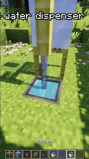 Minecraft: How to build a Water Dispenser in 1.20