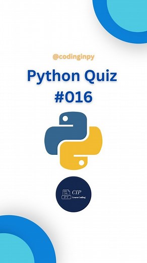 Python • SQL • Programming - 350k🔒 | Tricky Python Quiz 16 | Are you ready for the Challenge? . . . .💡 Test your skills, save this post, and share your answers in the comments!... | Instagram