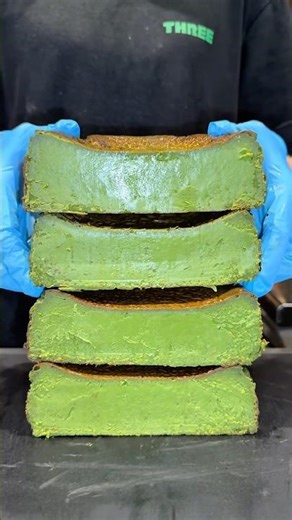 The PERFECT matcha cheesecake🍵 #japanesefood #dessert #大好物は高カロリー