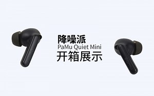 【官方开箱】派美特新品Pamu Quiet Mini降噪耳机开箱速览！