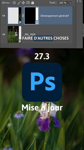 Emmanuel Correia on Instagram: "Remplissage génératif avec image de référence Photoshop_27.3_ Mise à Jour #photoshop"