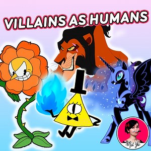 203K views · 4.8K reactions | Reimaging Childhood Villains! | Mei Yu | Facebook