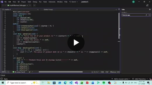 C++ Project: OOP and Arrays Implementation | Muhammad Ahsan posted on the topic | LinkedIn