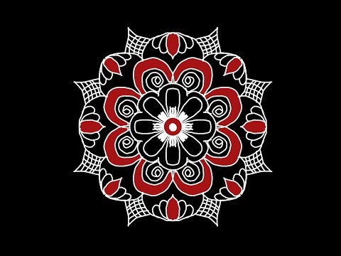 Daily Use rangoli designs🌹 simple and easy rangoli designs 🌸beautiful rangoli ‪@SuryaWings‬