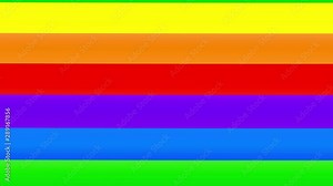 Rainbow Gay Flag Animation background. Concept LGBT Community. Abstract graphics looping animation.