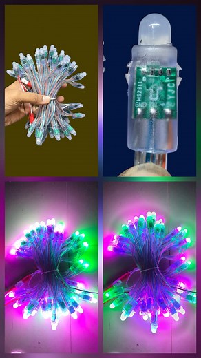RGB Pixel 5v 5inch ws2811 jalwire Pixel RGB 7colour Full heavy quality full waterproof 50LED 20FEET copper wire 👌 New Model order number 96381 62218 👌 #FacebookReelsContest #viralvideochallenge #viralreelschallenge #facebookreelsviral #chakri #dji #shortvideo #OMG #lightingdesign #dj #pixar #RGB #7colores | Mataji Electric Pixel RGB LED light