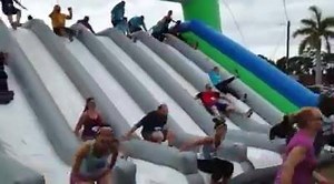 17K views · 373 reactions | We're off and BOUNCING at today's Insane Inflatable 5K! Tag anyone you want to do a little "bouncing" with on some insanely large inflatables! Details at www.InsaneInflatable5K.com | Insane Inflatable 5K | Facebook