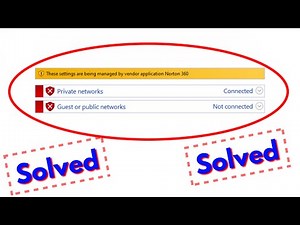 Fix these settings are being managed by vendor application windows 10