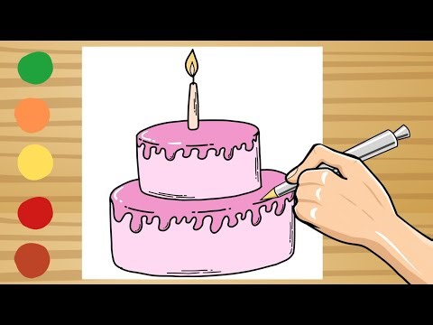 How to draw a cack | kids easy and simple drawing