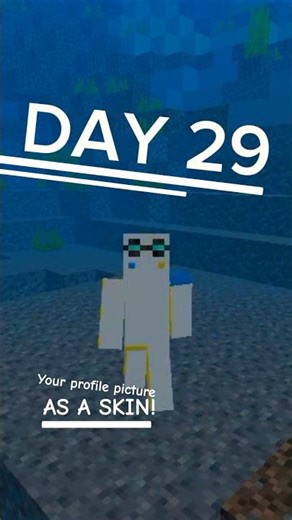 TURNING YOUR PROFILE PICTURES INTO MINECRAFT SKINS DAY 29! #minecraft ‪@nmssclick‬