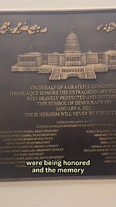 At the fifth anniversary of the Jan. 6, 2021, attack on the Capitol, the official plaque honoring the police who defended democracy is nowhere to be found. About 100 members of Congress have mounted replicas outside their office doors. | AP