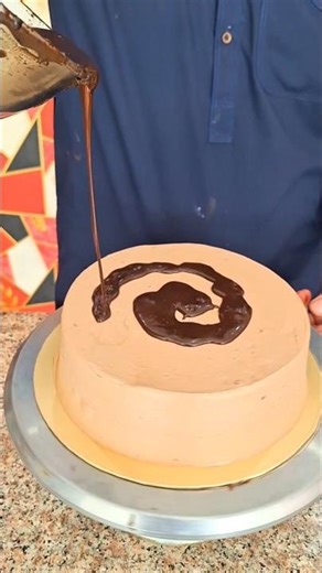 Chocolate Dripping Cake #cake