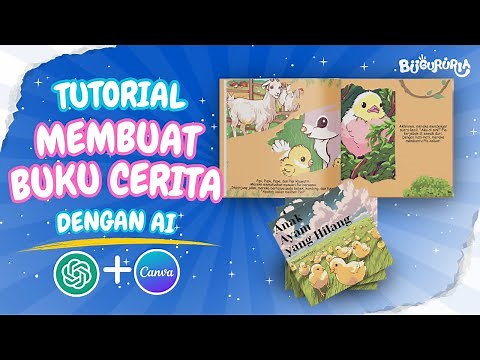 Tutorial Membuat Buku Cerita dengan Canva & Ai ChatGPT !!