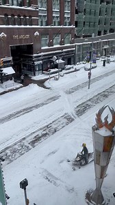 39K views · 585 reactions | Someone decided to snowmobile down Euclid Avenue in Downtown Cleveland this morning. Stay safe, Cleveland. Video - Amy Ziemak (@AZiemak on Twitter). | Cleveland Scene Magazine | Facebook