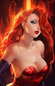 Jessica Rabbit, Queen of Cartoon Pin-ups