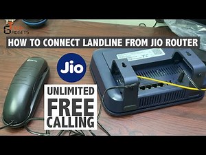 Jio Fiber | Connect Telephone to Router | Jio Router से landline कैसे connect करें | Tech Gadgets