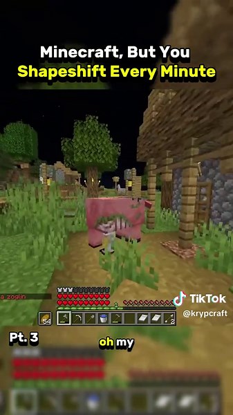 Minecraft: Shapeshifting Adventure Every Minute! (Part 3)