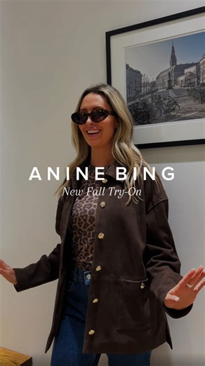 The new Anine Bing Fall line is sooo good! That brown suede jacket? INSANE, and all the new sweatshirts are perfect for Fall weather. Mention “FALL” for details 🤎 Look 1: Miles Sweatshirt in Leopard and Hugh Jeans Look 2: Miles Oversized Letterman Sweatshirt in Pastel Blue with Manon Jeans and Jeremy Baseball Cap in Ivory and Navy Look 3: Sylvie Long Sleeve Tee in Leopard, Luca Suede Jacket in Deep Brown, Manon Jeans and Roma Sunglasses in Tortoise Look 4: Jackson Sweater in Black, Camden Jacke