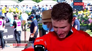 35K views · 1.3K reactions | What an interview... An emotional James McDonald in a total state of euphoria, he loves Verry Elleegant so much. ❤️ | Racing.com | Facebook