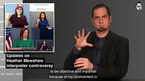 73K views · 1.6K reactions | Updates on Heather Mewshaw interpreter controversy Transcript: www.dailymoth.com/blog/updates-on-heather-mewshaw-interpreter-controversy | The Daily Moth | Facebook