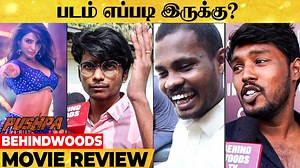 90K views · 1.3K reactions | Pushpa Movie Review  Saami Saami | Pushpa Public Review | Allu Arjun, Rashmika, Samantha | Behindwoods | Facebook