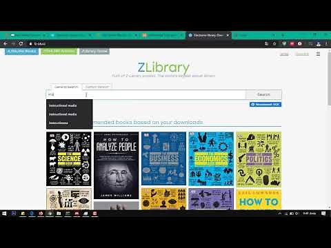 Tutorial download Buku dan Artikel dari ZLibrary