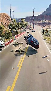 Realistic Highway Car Crashes #232