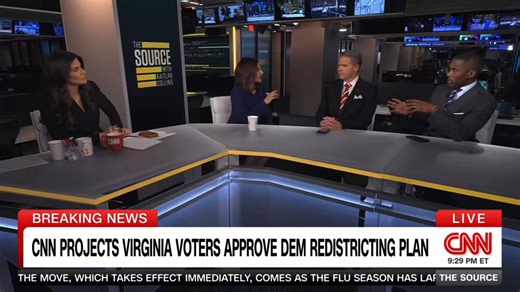 Neera Tanden: “Where was Scott Jennings on Texas redistricting?” Shermichael Singleton: “Democrats have a number of seats still in the state of Texas.” Neera Tanden: “[Texas] took five seats.”Shermichael Singleton: “In Virginia, you're eliminating all but one [Republican House seat].” “That's basic math. How is that at all fair? How is that fair?”“How is it fair in Virginia that leaves Republicans with one?”  “Would you be OK if we left Democrats with one congressional seat [in Texas].” NUKED!